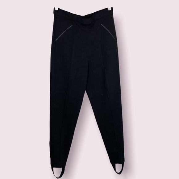 Vintage Eleanor P Brenner wool stirrup pants - Picture 1 of 8